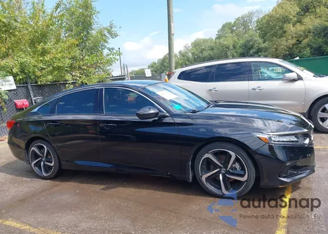 2021 Honda Accord Sport из США, поврежденный, VIN 1HGCV1F33MA093300